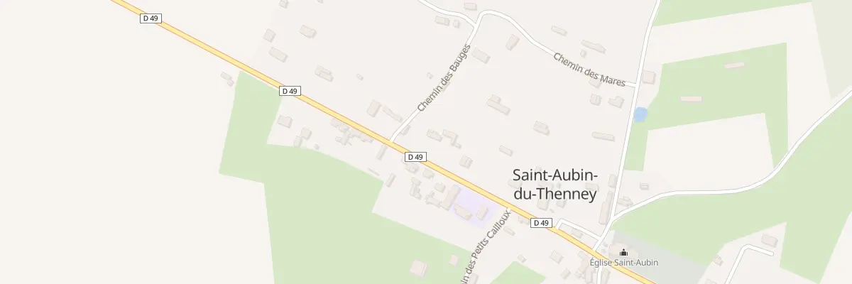 Plan du 29 Le Village à Saint-Aubin-du-Thenney
