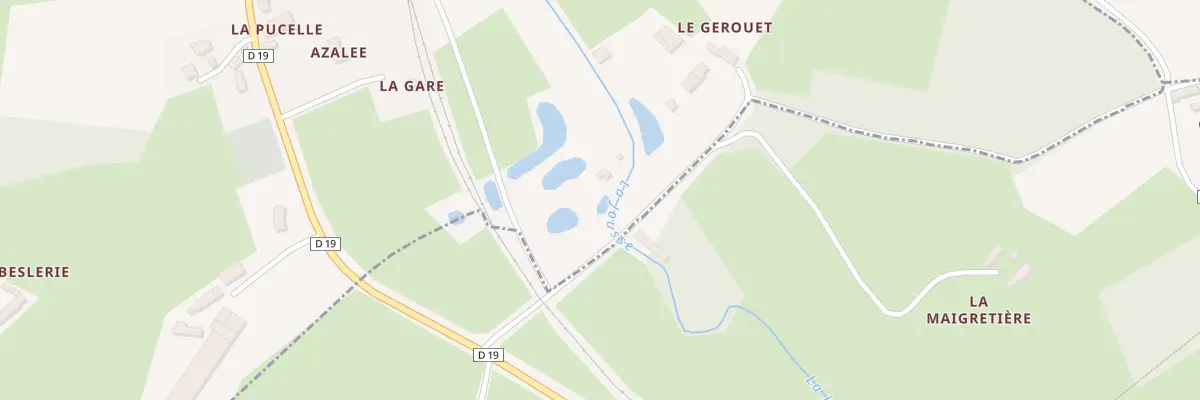 Plan du 5510 Le Pre du Ruisseau à Prévelles