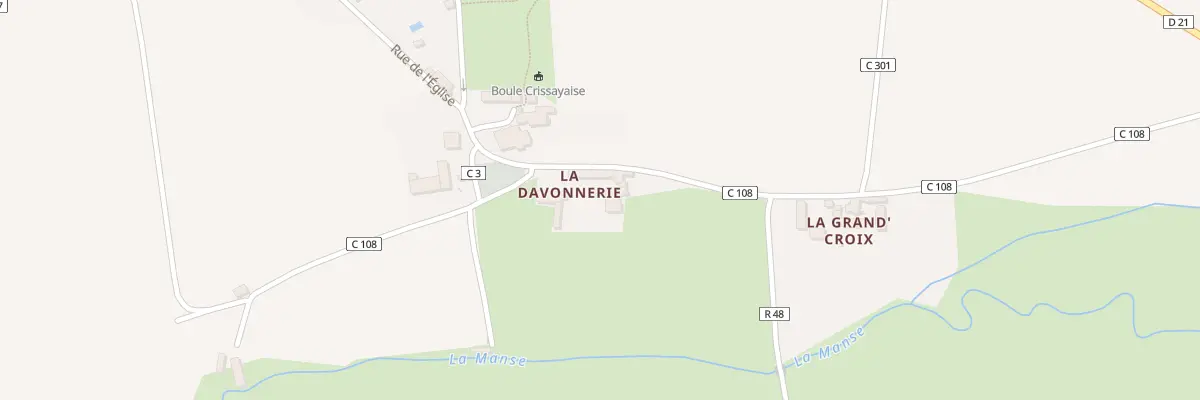 Plan du 6 Rue de l’Eglise à Crissay-sur-Manse