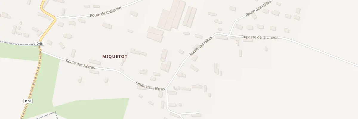 Plan du 206B Miquetot à Angerville-la-Martel