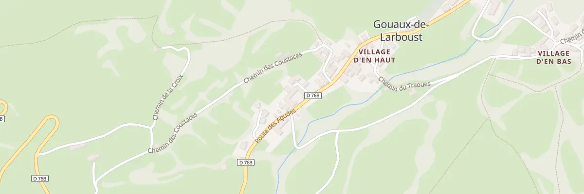 Plan du 15 Village d’En Haut à Gouaux-de-Larboust