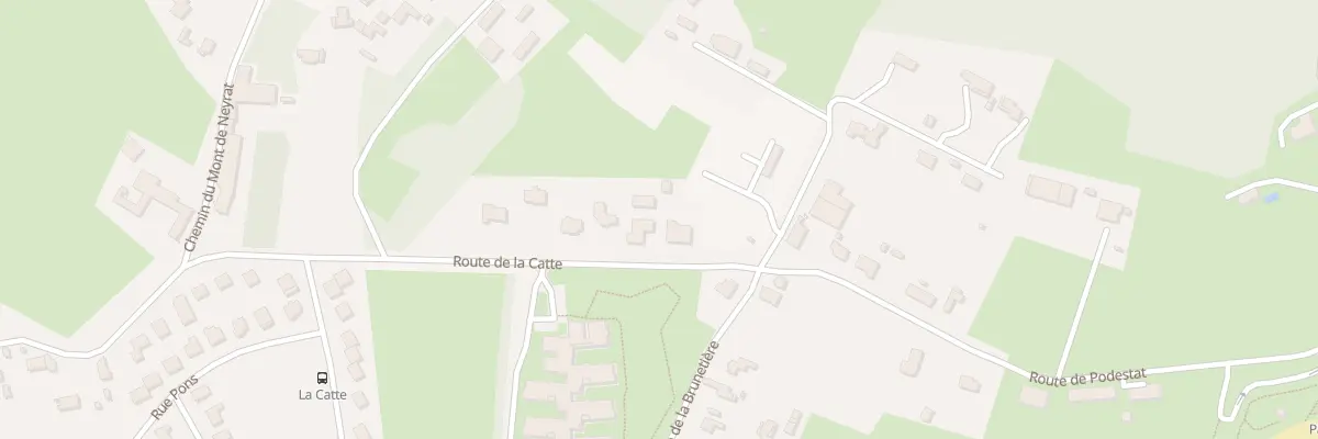 Plan du 44B Rte de la Catte à Bergerac
