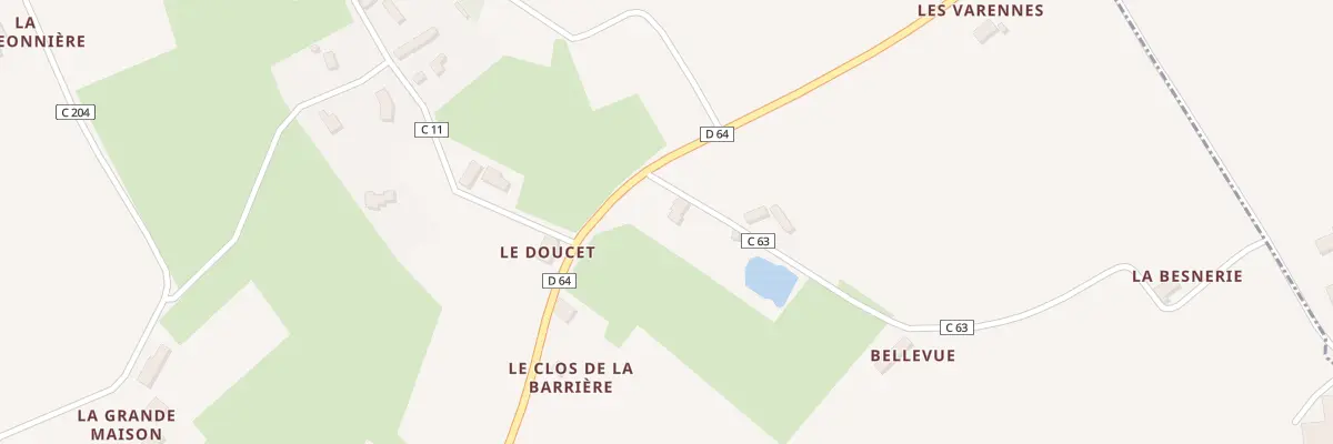 Plan du 18 Doucet à Flée