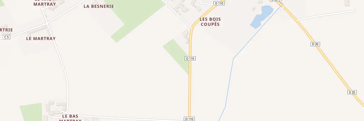 Plan du 8 Rue du Lavoir à Marigny-Marmande