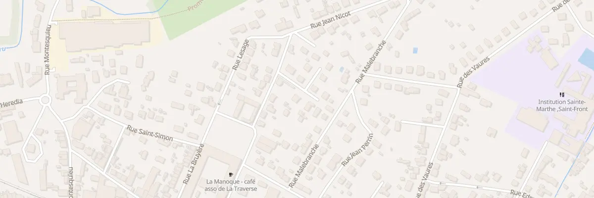 Plan du 3 Imp François Rude à Bergerac