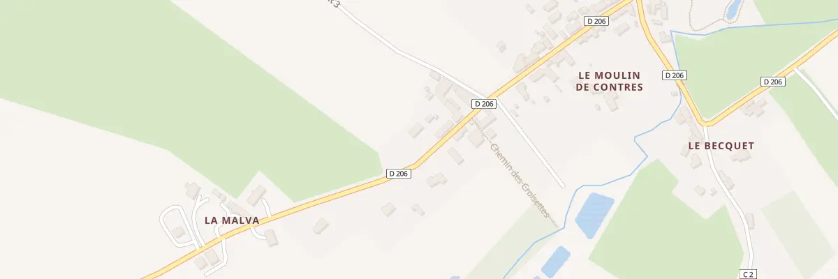 Plan du 34 Rue des Croisettes à Saint-Cosme-en-Vairais