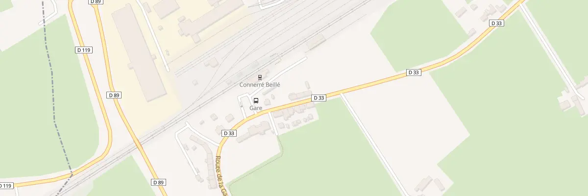 Plan du 72 Rue de la Gare à Beillé