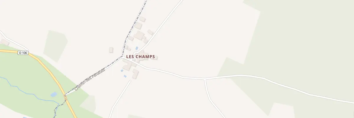 Plan des Champs à Saint-Just