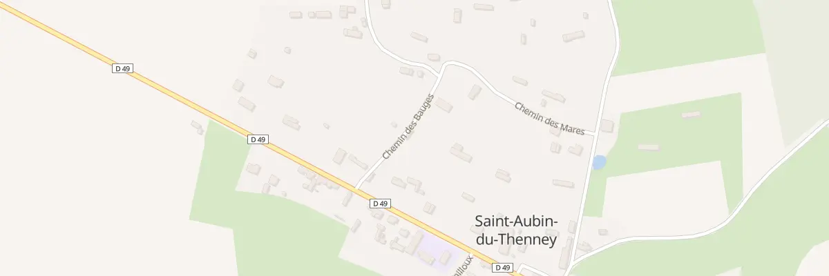 Plan du 98 Che des Bauges à Saint-Aubin-du-Thenney