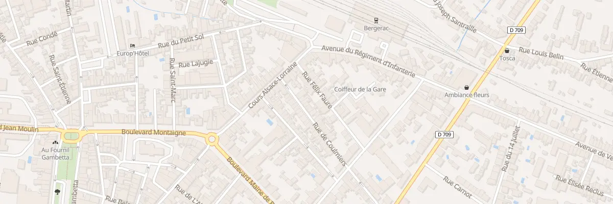 Plan du 29 Rue de Coulmiers à Bergerac