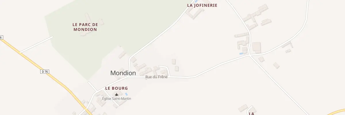 Plan du 17 Rue du Frêne à Mondion