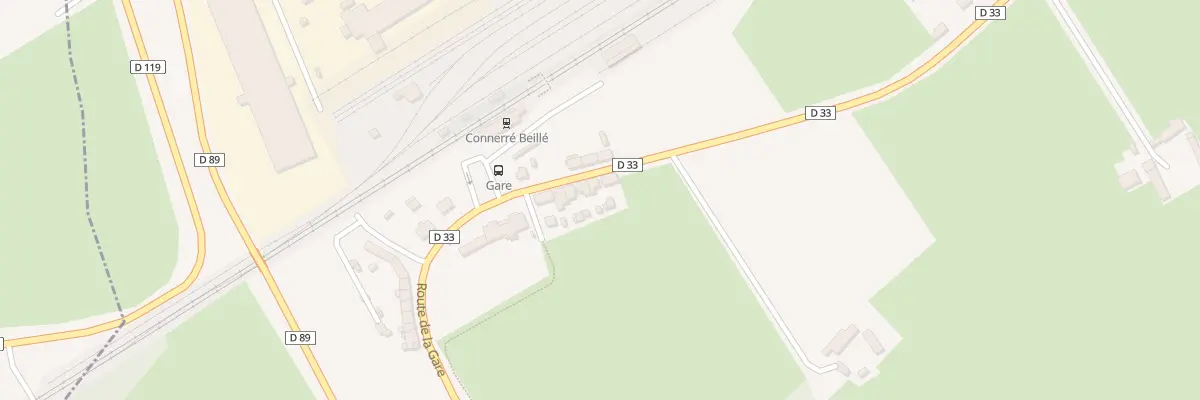 Plan du 57 Rte de la Gare à Beillé
