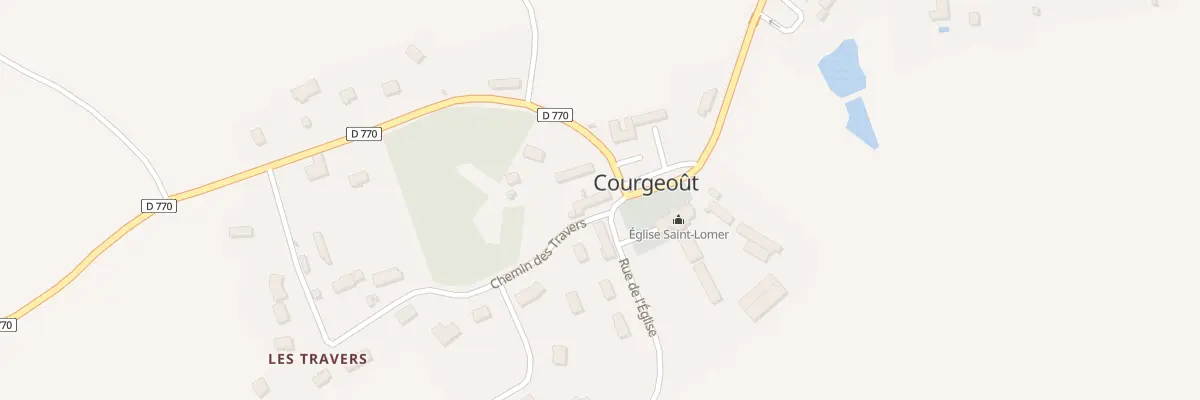 Plan du 4 Rue de l’Eglise à Courgeoût