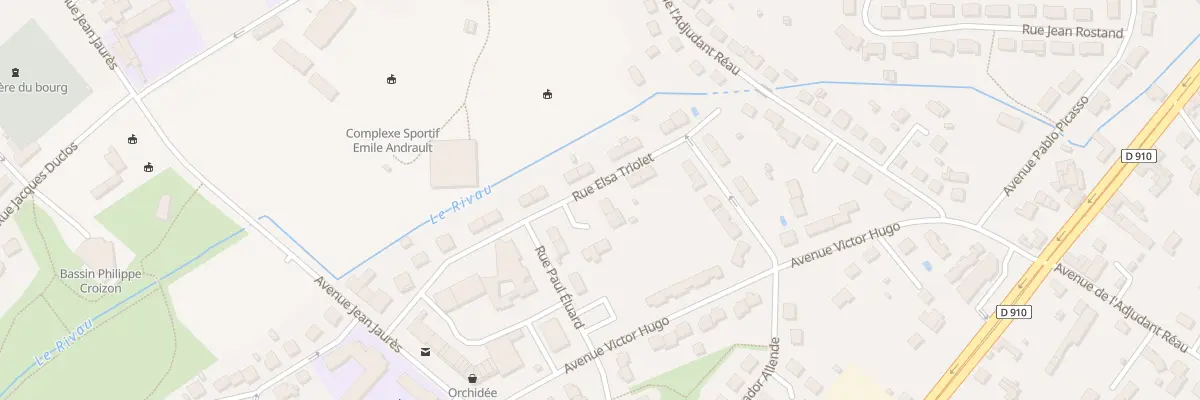 Plan du 13 Rue Elsa Triolet à Naintré