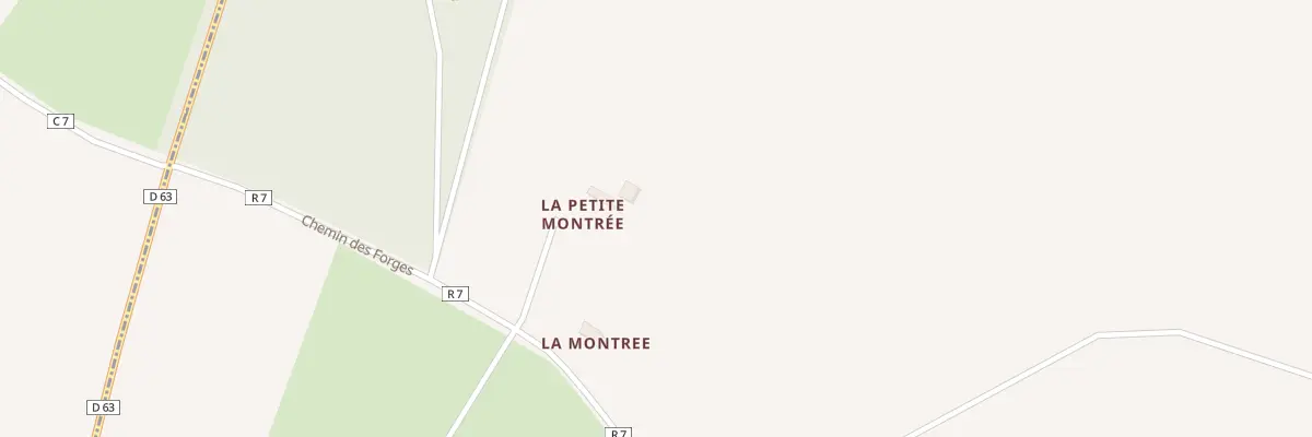 Plan du 6 La Montree à Chahaignes
