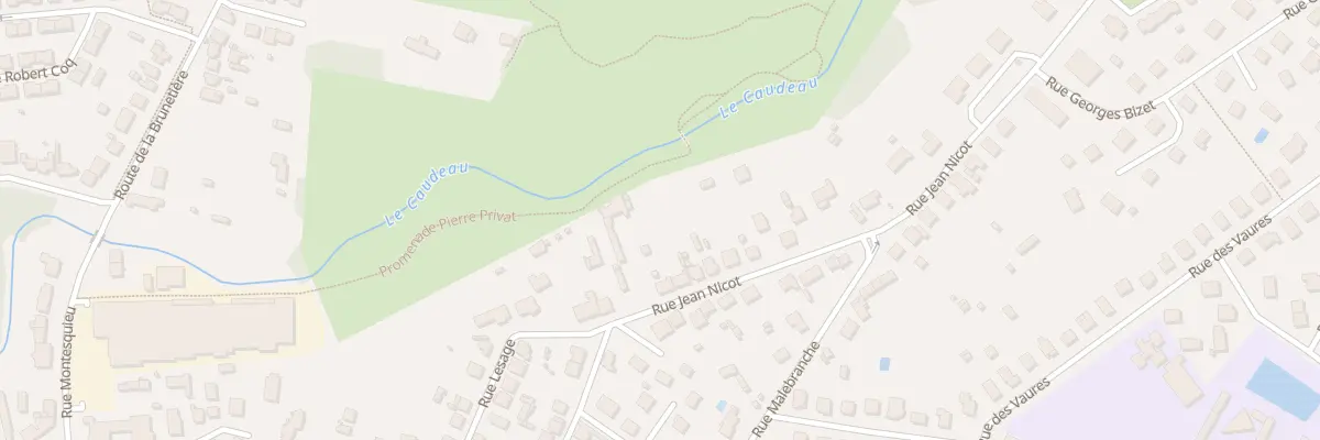 Plan du 32 Rue Jean Nicot à Bergerac