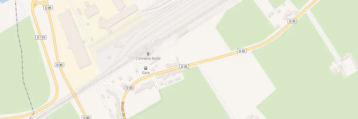 Plan du 66 Rte de la Gare à Beillé