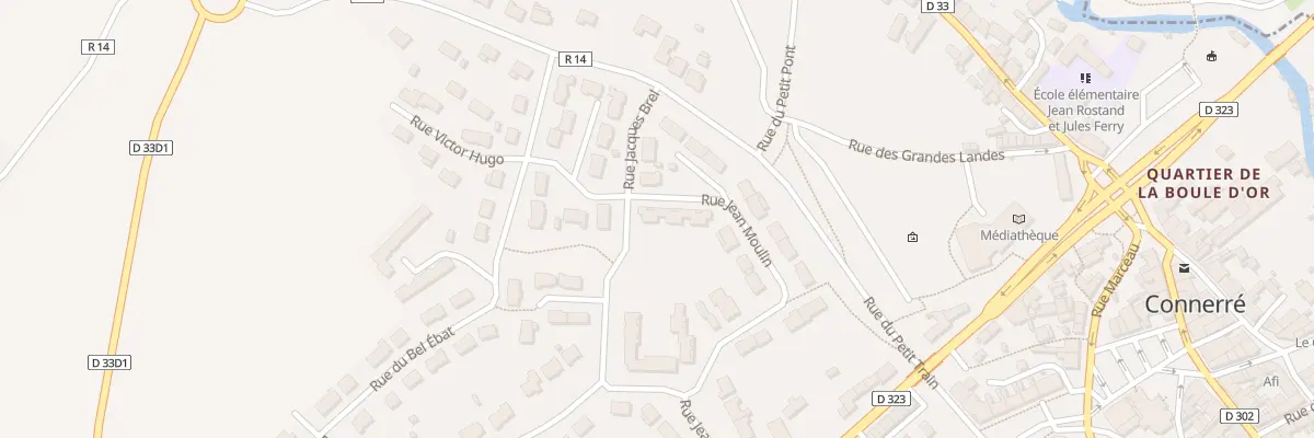 Plan du 5115 Rue Jean Moulin à Connerré