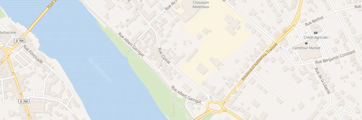 Plan du 56 Rue Clairat à Bergerac