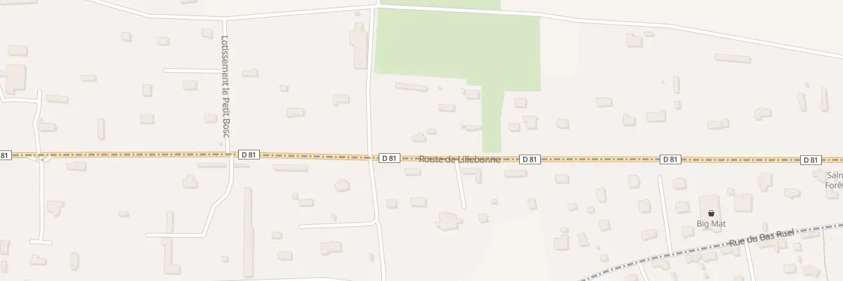 Plan du 1043 Rte de Lillebonne à Saint-Antoine-la-Forêt