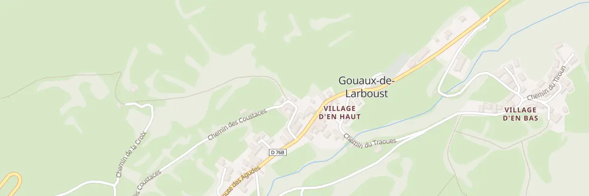 Plan du 77 Village d’En Haut à Gouaux-de-Larboust