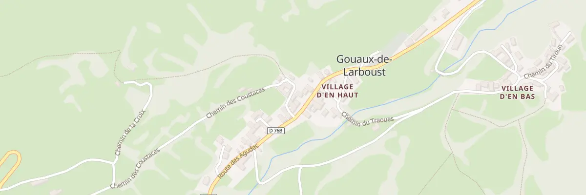 Plan du 21 Village d’En Haut à Gouaux-de-Larboust