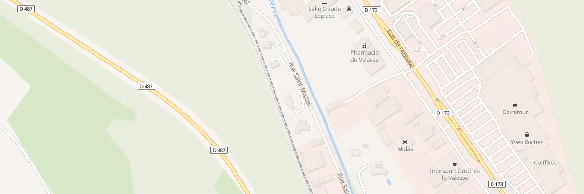 Plan du 1B Rue Saint Marcel à Gruchet-le-Valasse
