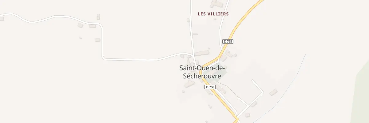 Plan du 3 Rue de l’Abbé Girard à Saint-Ouen-de-Sécherouvre