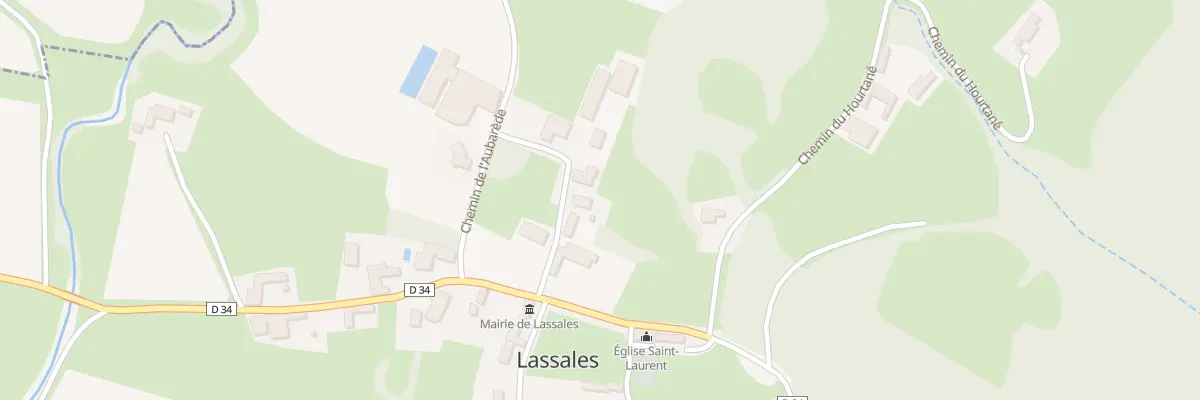 Plan du 2 Che de la Fontaine à Lassales
