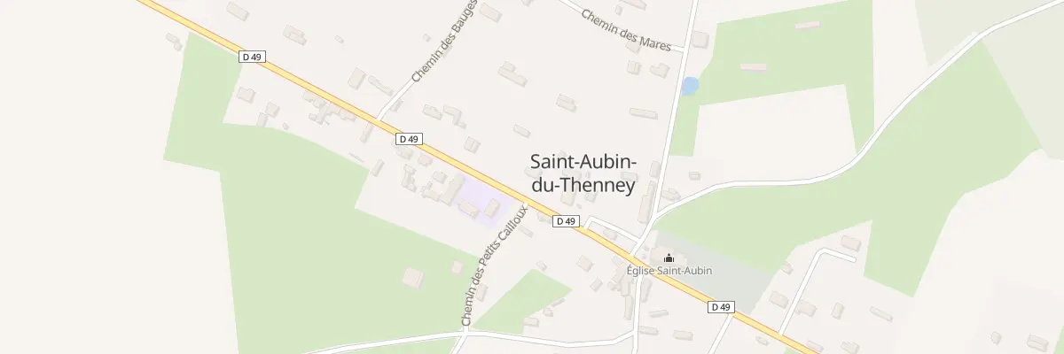 Plan du 117 Rte des Froctiers à Saint-Aubin-du-Thenney