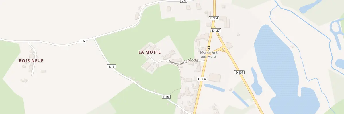 Plan du 4 Che de la Motte à Saint-Vincent-du-Lorouër