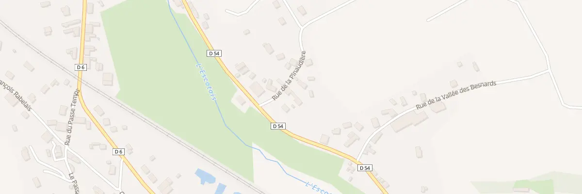 Plan du 3 Rue de la Pinaudiere à Saint-Paterne-Racan