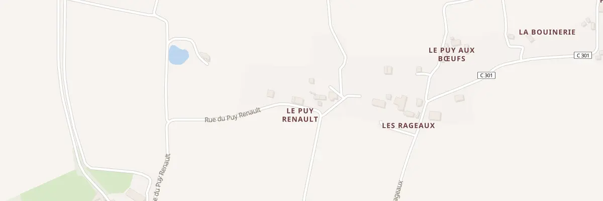 Plan du 3 Le Puy Renault à Crissay-sur-Manse