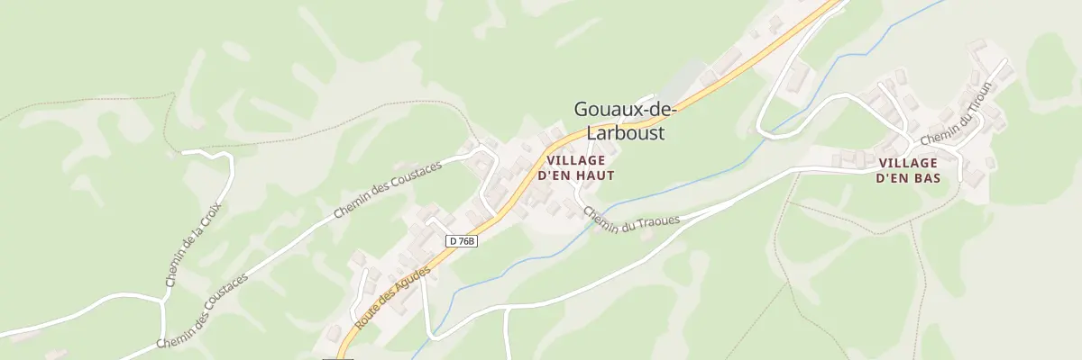 Plan du 9 Village d’En Haut à Gouaux-de-Larboust