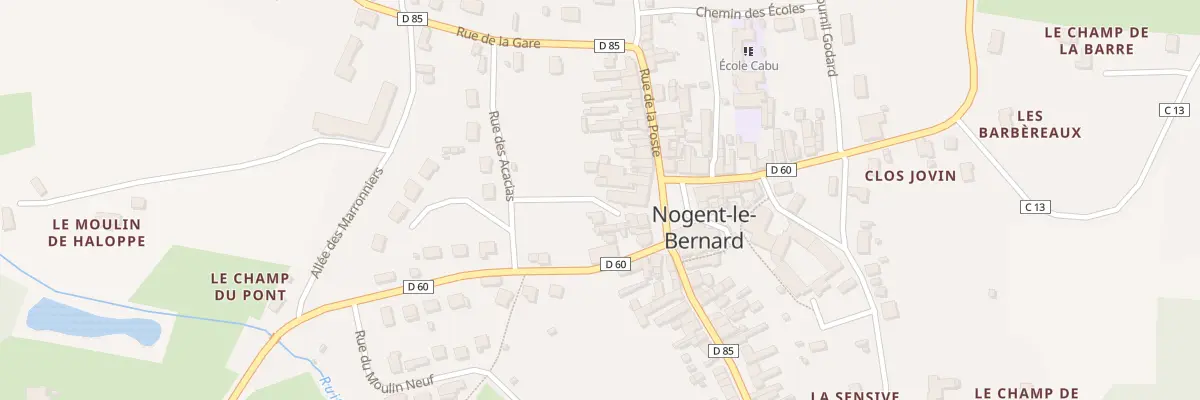 Plan du 8 Pl de l’Eglise à Nogent-le-Bernard