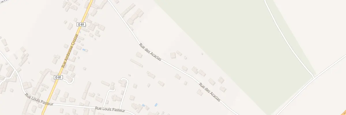 Plan du 19 Rue des Acacias à Naintré