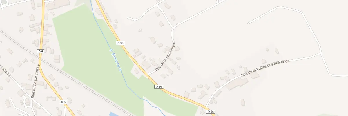 Plan du 396 La Haute Pinaudiere à Saint-Paterne-Racan