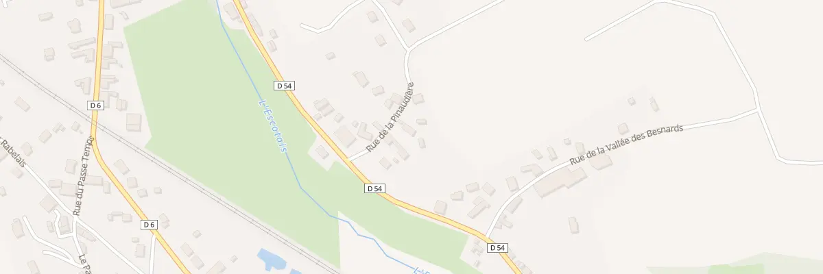 Plan du 395 La Haute Pinaudiere à Saint-Paterne-Racan