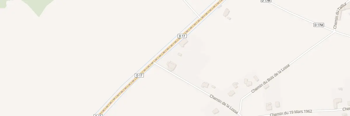 Plan du 25 Chem de la Losse à Lécussan