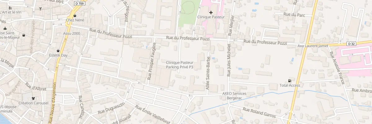 Plan du 57 Rue du Professeur Pozzi à Bergerac