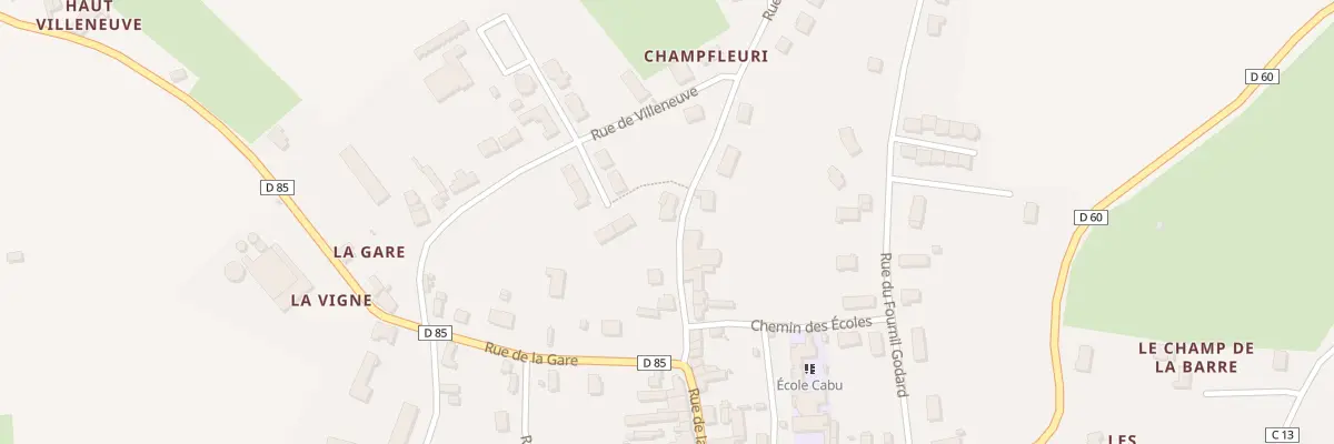 Plan du 25 Rue de la Poste à Nogent-le-Bernard
