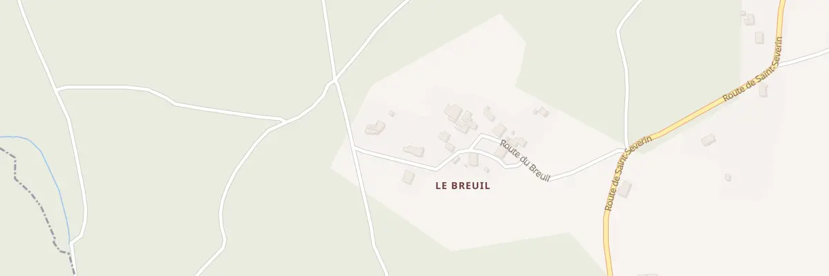 Plan du 1015 Le Breuil à Vallereuil