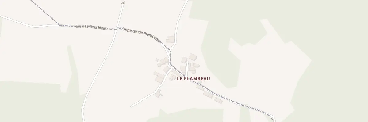 Plan du 80 Plambeau Ouest à Hautefaye