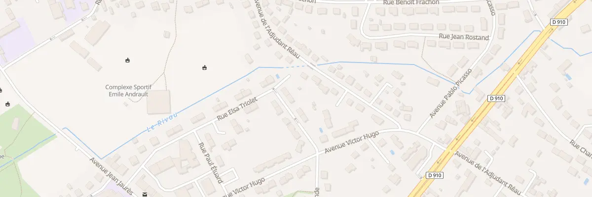 Plan du 6 Rue Elsa Triolet à Naintré