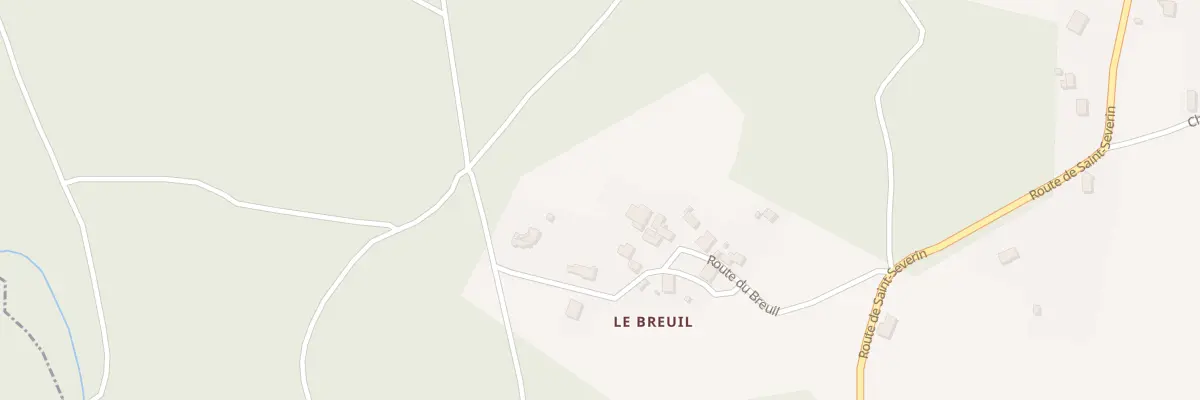 Plan du 6 Rte du Breuil à Vallereuil