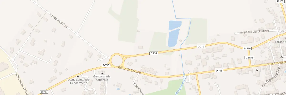 Plan du 10 Rte de Royan à Tocane-Saint-Apre