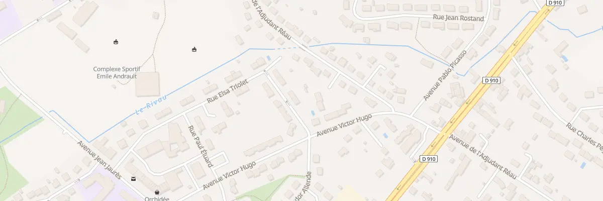 Plan du 2 Rue Elsa Triolet à Naintré
