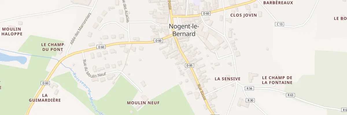 Plan du 5 Rue Basse à Nogent-le-Bernard