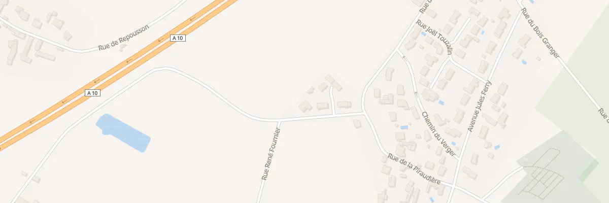 Plan du 9 Rue de la Maison Vieille à Naintré