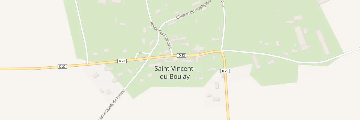 Plan du 8 Rue de l’Eglise à Saint-Vincent-du-Boulay